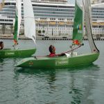 Ensayo con poco viento en el I Trofeo Internacional Iberdrola de vela paralímpica   